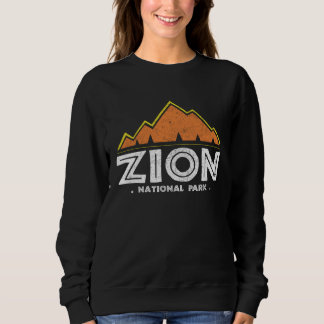 Zion National Park Utah Retro Vintage スウェットシャツ