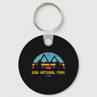 Zion National Park Utah Retro Vintage Hiking Gift キーホルダー