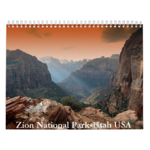 Zion National Park-Utah USAカレンダー カレンダー