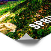 Zion NP旅行ポスター ポスター (角)