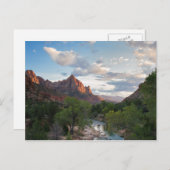 Zion NP - The Watchman at Zionポストカード ポストカード (正面/裏面)