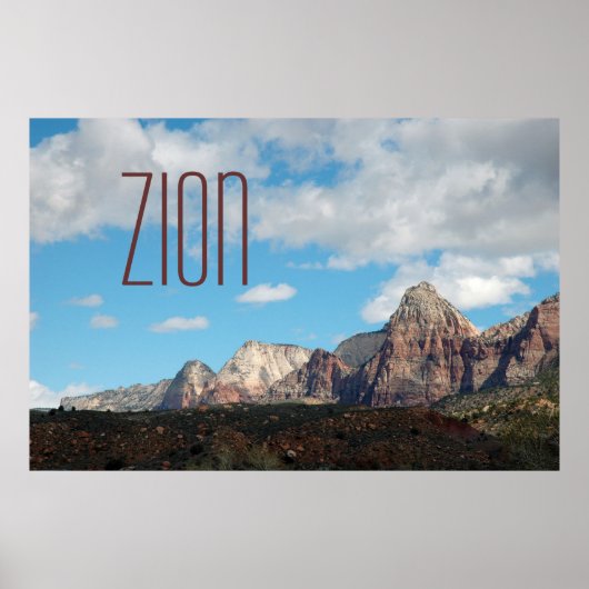 Zion Shadows旅行ポスター ポスター (正面)
