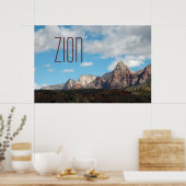 Zion Shadows旅行ポスター ポスター (キッチン)