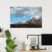 Zion Shadows旅行ポスター ポスター (ホームオフィス)