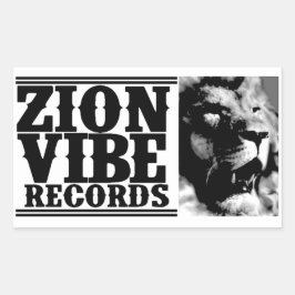 ZION VIBEライオンシール 長方形シール