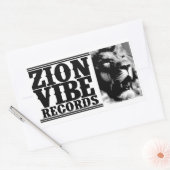 ZION VIBEライオンシール 長方形シール (封筒)