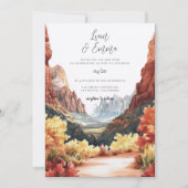Zion Wedding Destination Invitation 招待状 (正面)