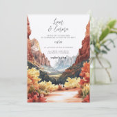 Zion Wedding Destination Invitation 招待状 (スタンド正面)