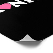 Zionist Funny Valentine Day Retro Love Meme Family ポスター (角)