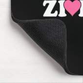 Zionist Funny Valentine Day Retro Love Meme Family マウスパッド (コーナー)