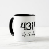 Zipコー動揺してド マグカップ (正面左)