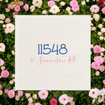 Zipコー名門私立校風のド通りのアドレパーソナライズされたス