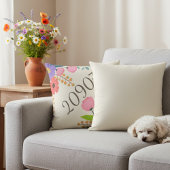 ZIPコー素朴ドの場所の装飾用クッション クッション