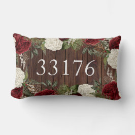 Zipコー素朴ドバラたった今結婚しました ランバークッション