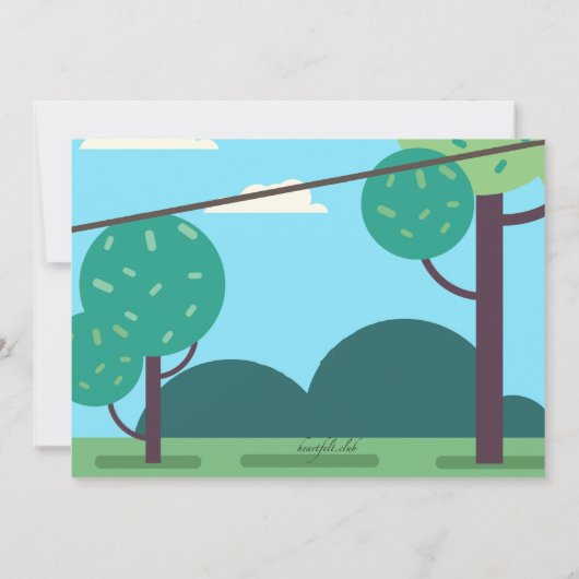 Zip行招待状 招待状 (裏面)