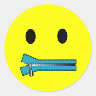 'zip it顔シール ラウンドシール