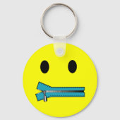 'zip it顔KEYCHAIN キーホルダー (正面)
