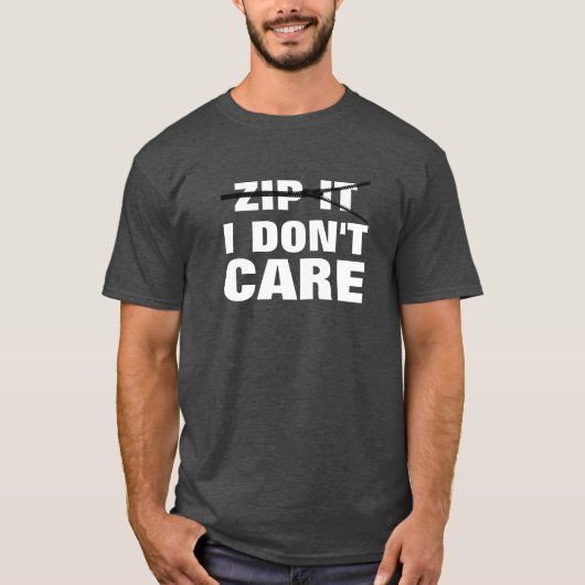 ZIP IT Men's Basic Dark Tシャツ (正面)