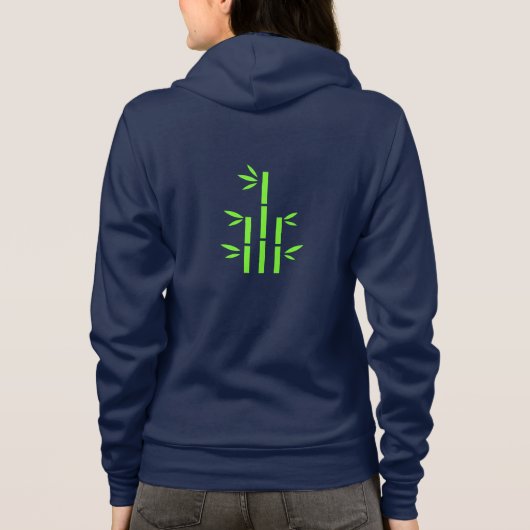 Zip up(Navy Vivid) パーカ (裏面)