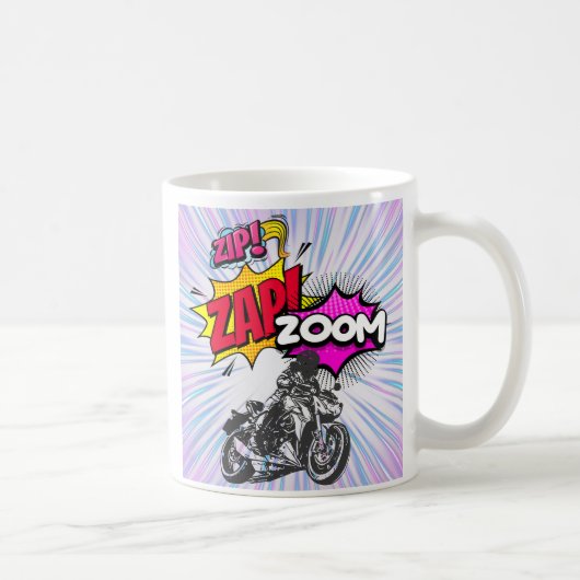 Zip、zap、ズームクラシックマグカップ コーヒーマグカップ (右)
