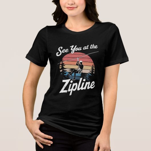 Ziplineで会おう トライブレンドTシャツ (正面)