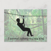 Ziplineはがき ポストカード (正面)