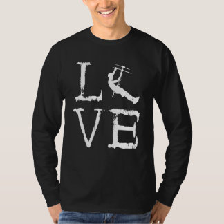 Zipline Love Zipliner Aerial Adventure Course Zipl Tシャツ