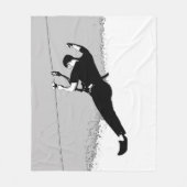 Zipliner Pro - Ziplining 走 フリースブランケット (正面)