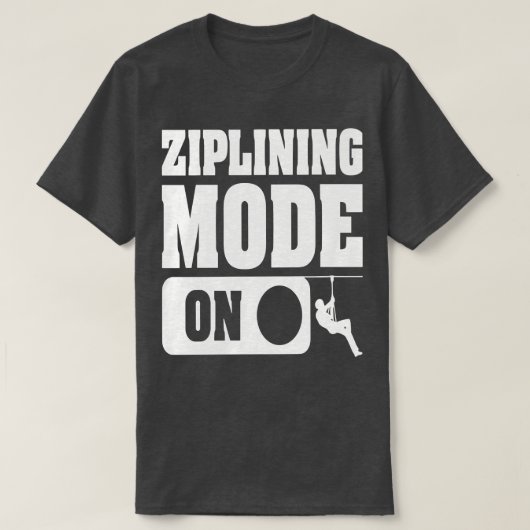 ZipliningモードZipline Tによるデザインの有効化 Tシャツ (デザイン正面)