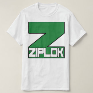 Ziplok緑T Tシャツ