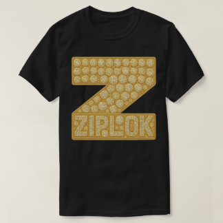 Ziplok - ゴールドダイヤモンドロゴ - Tシャツ