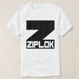 Ziplok - 黒ロゴTシャツ Tシャツ