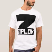 Ziplok - 黒ロゴTシャツ Tシャツ (正面)