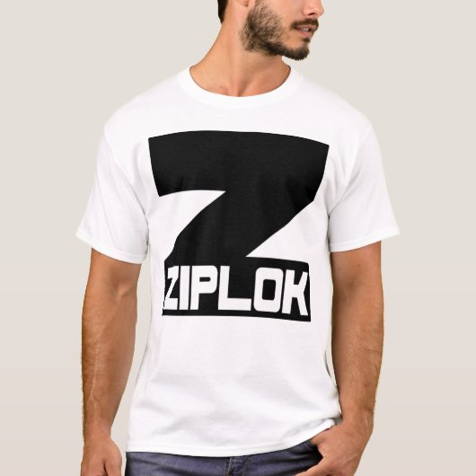 Ziplok - Black Logo T-Shirt Tシャツ (正面)