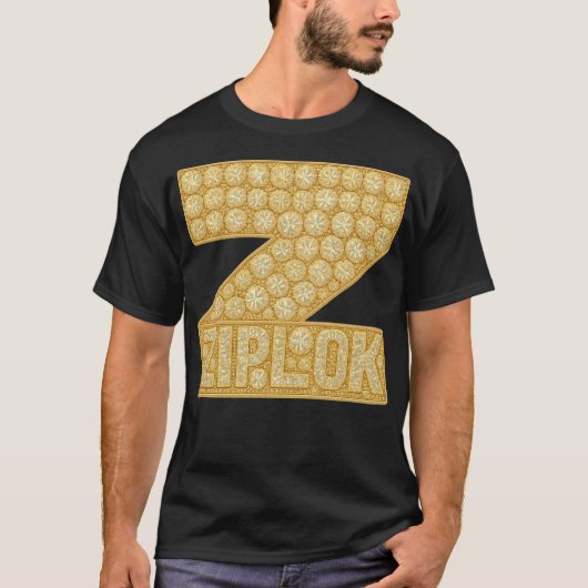 Ziplok - Gold Diamond Logo - T-Shirt Tシャツ (正面)