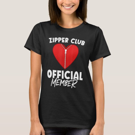 Zipper Club Open Heart Surgery Recovery Tシャツ (正面)
