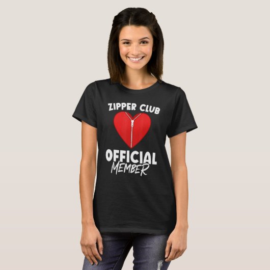 Zipper Club Open Heart Surgery Recovery Tシャツ (正面フル)