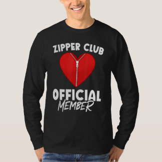 Zipper Club Open Heart Surgery Recovery Tシャツ