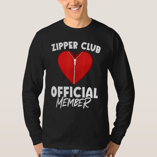 Zipper Club Open Heart Surgery Recovery Tシャツ (正面)