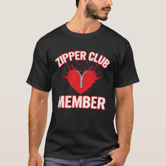 Zipper Member Open Heart Surgery Recovery Survivor Tシャツ