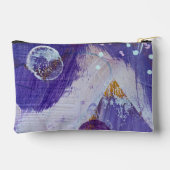 Zipper Pouch in Moon Mountain Design アクセサリーポーチ (裏面)