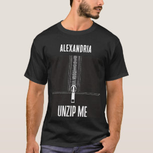 Zipper Unzipはこちらカスタマイズ可能ないけな文字 Tシャツ