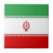 zIR001イラン国旗イラン， タイル (正面)
