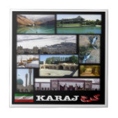 zIR003 KARAJ,イラン,中東,アジア, タイル (正面)