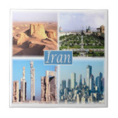 zIR004，イラン，中東，アジア， タイル (正面)