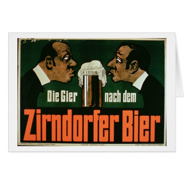「Zirndurferビールのための渇望」(色のlith (正面横)
