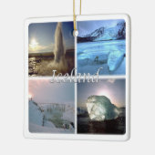 zIS002アイスランド， セラミックオーナメント (左)