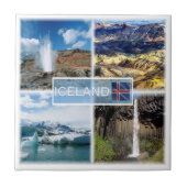 zIS004 LANDMANNALAUGAR、アイスランド、 タイル (正面)