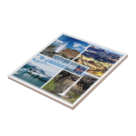 zIS004 LANDMANNALAUGAR、アイスランド、 タイル (側面)