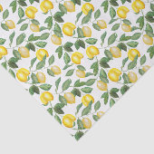 Zitronen, Pflanzen, floral. Illustration. 薄葉紙 (詳細)